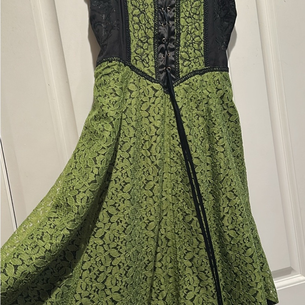 2025 Spaghetti Strap Long Gown and Evening Dress Boho Halloween Lace Overlay